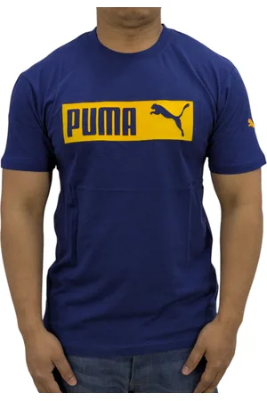 PUMA Mens Essentials Logo T Shirts Crew Neck Pullover Casual Cotton Sports Tee - - Size 2XL