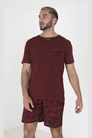Brave Soul Mens Cotton Short Sleeve Pyjama Set - - Size X-Large