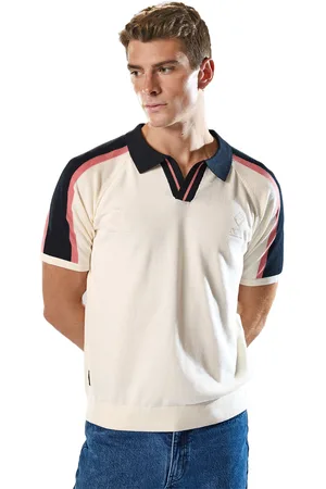 Umbro Mens Palet Percival Knitted Stripes Football Polo Shirt Cotton - Size Small