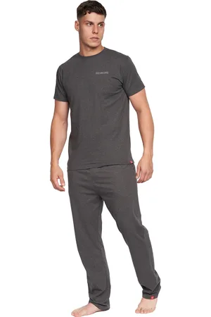 Duck and Cover Mens Gasper Pyjama Set Cotton - Size 2XL