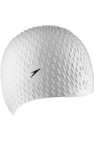 Speedo Unisex Adult Bubble Swim Cap - One Size