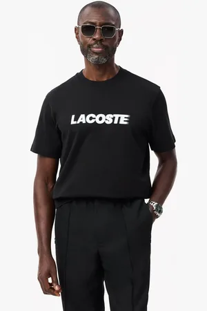 Lacoste Mens Heavy Cotton Logo T-Shirt in - Size Large