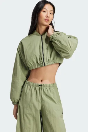 adidas Womens City Escape Padded Bomber Jacket - Recycled Material - Size Small