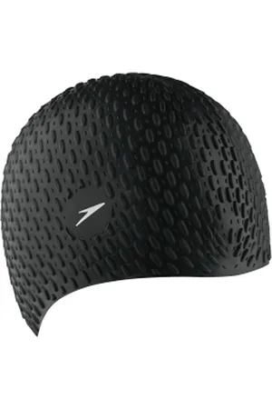 Speedo Unisex Adult Bubble Swim Cap - One Size