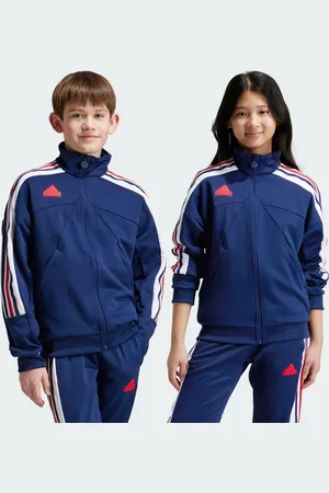 adidas Kids Unisex Tiro Nations Pack Track Jacket - Recycled Material - Size 9-10Y