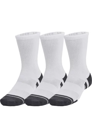 Under Armour Unisex Adult Performance Tech Crew Socks (Pack of 3) - Size Medium