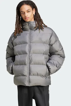 adidas Mens Tonal Hooded Puffer Jacket - Recycled Material - Size Medium