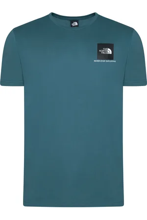 The North Face Mens Small Box T-Shirt Mallard Cotton - Size Large