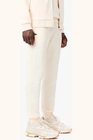 Lacoste Mens Moonochrome Sport Sweatpants in Cotton - Size X-Large