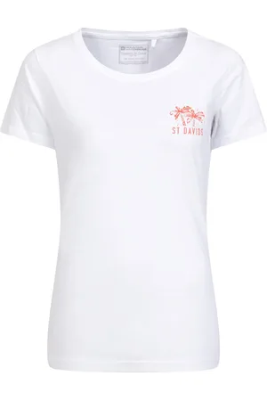 Mountain Warehouse Womens/Ladies St Davids Printed Organic T-Shirt - Size 10 UK