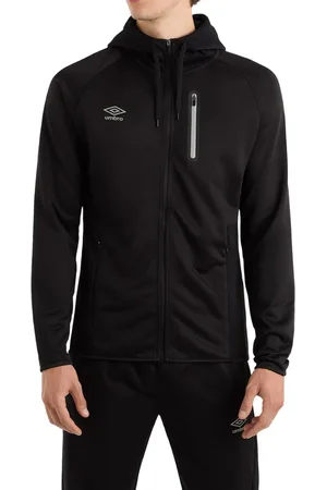 Umbro Mens Sportswear Full Zip Raglan Hoodie - Size Small