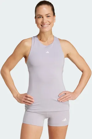 adidas Womens TECHFIT Racerback Training Tank Top - Recycled Material - Size Large