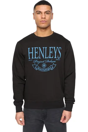 Henleys Mens Henbank Crew Neck Sweatshirt - Size 2XL