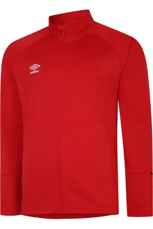 Umbro Kids Unisex Childrens/Kids Total Training Knitted Track Jacket (Vermillion/Black) - - Size 7-8Y