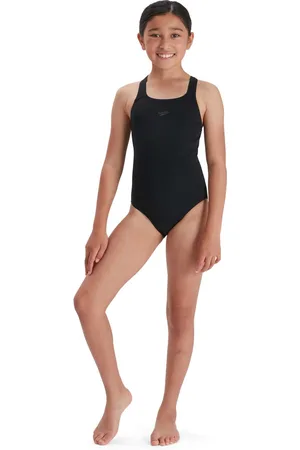 Speedo Girls Medalist Eco Endurance+ One Piece Swimsuit - Size 15-16Y
