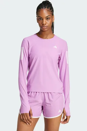 adidas Womens Own The Run Long Sleeve Tee - Recycled Material - Size X-Small