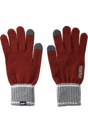 PUMA Unisex Adult Knitted Winter Gloves ( /Grey Heather) - Size Small