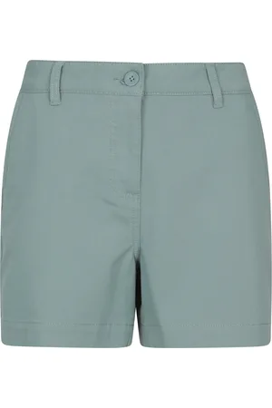 Mountain Warehouse Womens/Ladies Bayside Shorts ( Green) Cotton - Size 4 UK