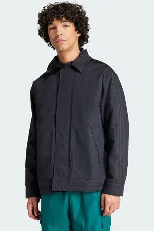 adidas Mens Premium Essentials+ Full-Zip Jacket - Cotton - Size X-Small