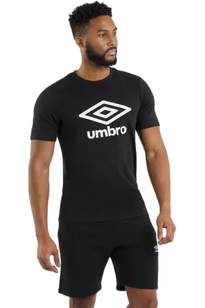 Umbro Mens Stacked Logo T-Shirt Cotton - Size X-Small