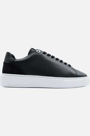 LAVAIR Mens Solus 2.0 Trainers in White Black - Leather - Size UK 12
