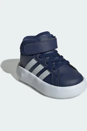 adidas Kids Unisex Grand Court Mid Shoes - - Size UK 3 Infant