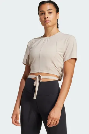 adidas Womens Yoga Tee - Recycled Material - Size X-Small