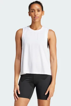 adidas Womens Studio Tank Top - Recycled Material - Size 2XL