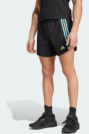 adidas Mens Own the Run 3-Stripes Shorts - Recycled Material - Size XS – 7”