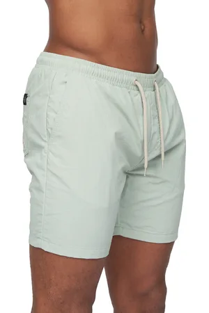 Duck and Cover Mens Gathport Swim Shorts (Sage) - Nylon - Size 2XL