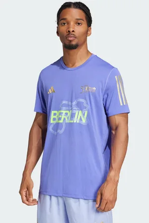 adidas Mens BMW Berlin Marathon 2024 Finisher Tee - Recycled Material - Size Small