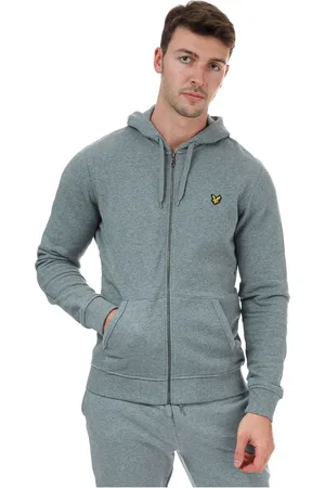 Lyle & Scott Mens And Zip Through Hoody in Cotton - Size X-Large