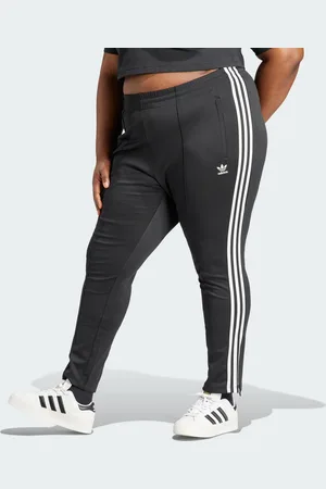 adidas Womens Adicolor SST Track Pants (Plus Size) - Cotton - Size UK 24-26 (Womens)