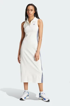 adidas Womens Premium Rib Dress - Cotton - Size X-Small