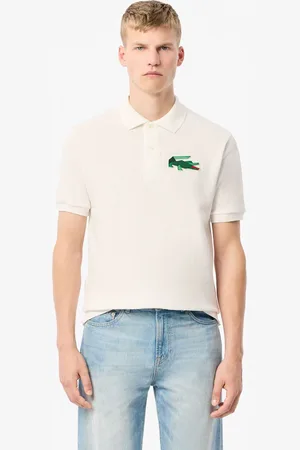 Lacoste Mens Classic Fit L.12.12 Badge Polo Shirt in Cotton - Size Medium