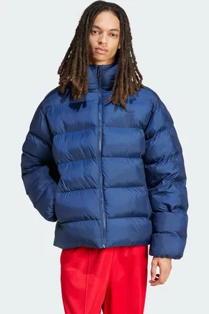 adidas Mens Tonal Hooded Puffer Jacket - Recycled Material - Size Medium
