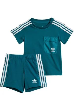 adidas Kids Unisex Shorts Tee Set - Cotton - Size 3-6M