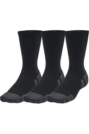 Under Armour Unisex Adult Performance Tech Crew Socks (Pack of 3) - Size Medium