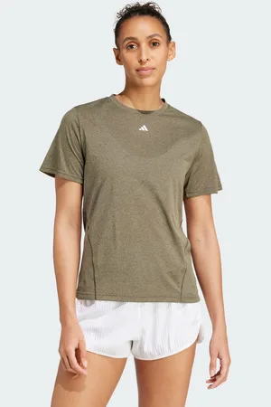 adidas Womens Designed for Training Tee - Recycled Material - Size Large