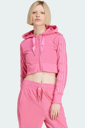 adidas Womens Short Full-Zip Hoodie - - Size X-Small