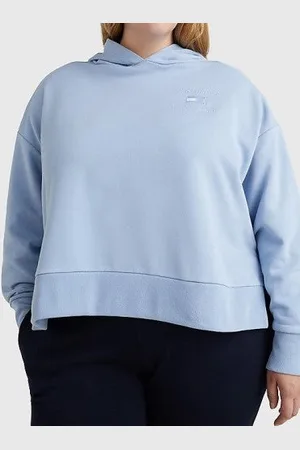 Tommy Hilfiger Womens Curve Relaxed Natural Dye Hoodie in - Size 22 UK