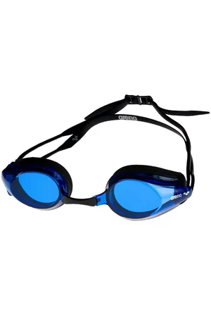 Arena Unisex Adult Tracks Clear Swimming Goggles (Blue/Black) - One Size