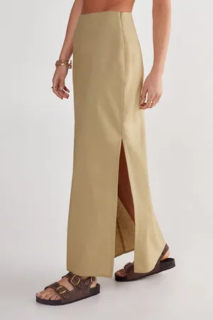 NASTY GAL Womens Side Split Maxi Skirt - - Size 18 UK