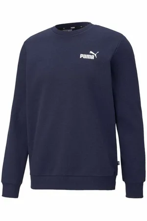 PUMA Mens ESS Logo Sweatshirt (Peacoat) - - Size X-Small