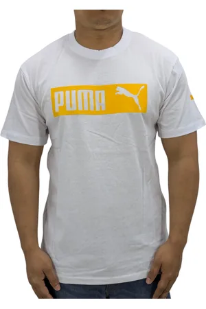PUMA Mens Essentials Logo T Shirts Crew Neck Pullover Casual Cotton Sports Tee - - Size Medium