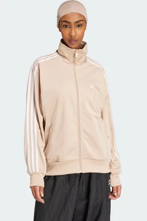 adidas Womens Adicolor Classics Loose Firebird Track Top - Recycled Material - Size X-Small