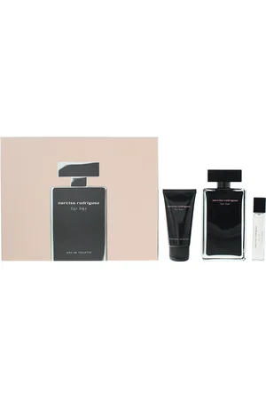 Narciso rodriguez Womens For Her Eau de Toilette 100ml, 10ml + Body Lotion Gift Set - One Size