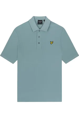 Lyle & Scott Mens Slate Milano Polo Shirt Cotton - Size X-Large