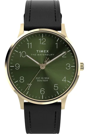 Timex Waterbury Classic Mens Watch TW2W75900 Leather - One Size