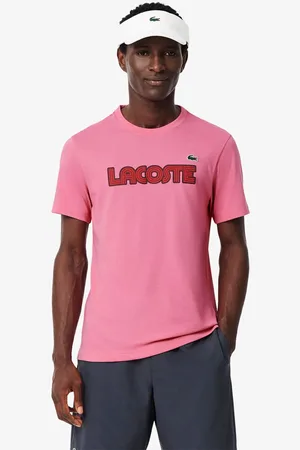Lacoste Mens Ultra Dry Cotton Logo Sport T-Shirt in - Size Medium